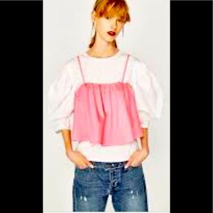 Zara Pink Crop Top